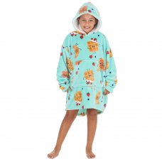 18C873: Kids Plush Oversized Hoodie- Brunch (One Size - 7-13 Years)